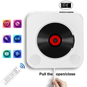 高音质家用壁挂迷你便携式CD播放器圆形智能led灯无线BT扬声器 - Product Image 2