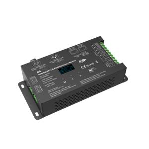 D5 5 Channel 6A/CH DMX512 RDM Decoder DMX Master RGB LED <strong>Controller</strong> <strong>Pwm</strong> Constant Voltage <strong>Dimmer</strong> - Product Image 2