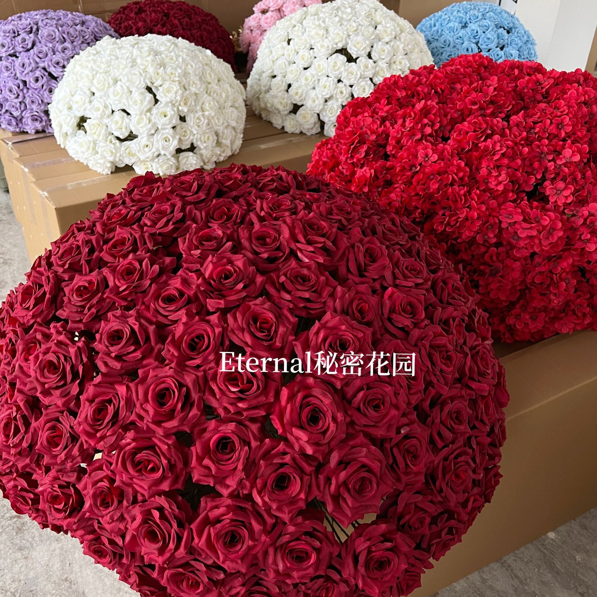 Rose rouge 90cm