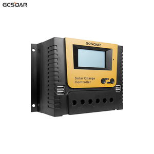 GCSOAR 80A 12/24/36/48V AUTO doppia uscita USB Off Grid casa energia solare Pwm solare Controller caricabatterie 80A con Display Lcd - Product Image 6