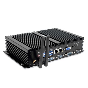 Embedded X86 Industrial Factory Computer Celeron 1037U Dual Intel Ethernet Nic 4 Serial Port - Product Image 1