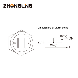 Factory Outlet Diesel Engine Temperature Sensor Water Temperature Sensor <strong>VDO</strong> <strong>1</strong>/2 - Product Image 4