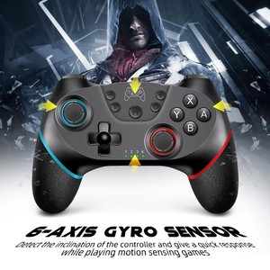 Gran oferta de Gamepad inalámbrico Compatible con Switch/Switch Lite/Switch OLED Características del motor de vibración remota para el controlador del interruptor - Product Image 5