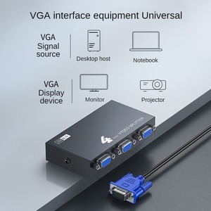 京华1合4 VGA分配器-电脑显示器用高清视频分路器VGA视频切换 - Product Image 3