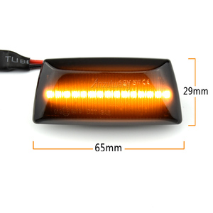 2 adet LED dinamik dönüş sinyal ışığı Side Marker sıralı flaşör için Opel Astra H MK5 Insignia Zafira Corsa D MK4 MK4 Adam - Product Image 2