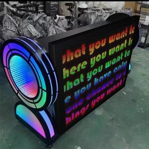 Indoor Metal Light Table DJ Booth With LED Screen RGB <strong>Control</strong> Pixel for Night Club Shows DJ Bar <strong>Display</strong> - Product Image 5