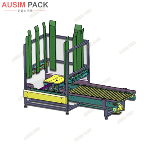 Plastic Bin <strong>Ss</strong> Trays Automatic 2 Way Inline Empty <strong>Pallet</strong> Dispenser Linha De Embalagem Palletization Stacking Dispensing Machine - Product Image 2