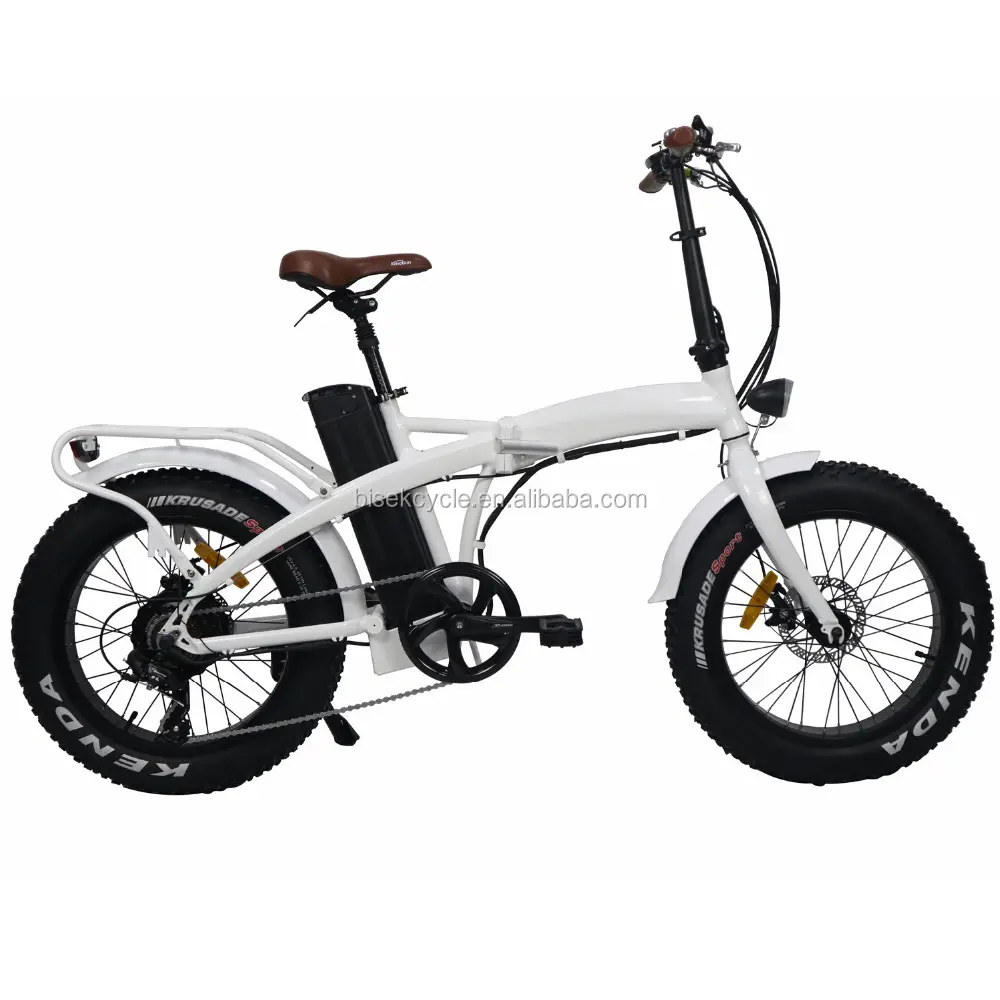 Bisek Best Ebike 36V350Wファットタイヤ折りたたみ電動自転車20インチ4.0大人用電動自転車折りたたみ自転車