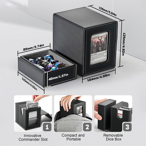 Trading Card 1800 + PU เคสสำรับไพ่, กล่องแม่เหล็กสำหรับเก็บบัตรเหมาะสำหรับเกมมายากล - Product Image 2