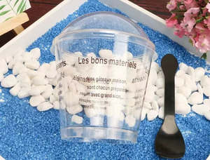 Sıcak satış tek kullanımlık dondurma plastik bardak küçük temizle kapaklı 90ml tatlı PS mus bardak - Product Image 6