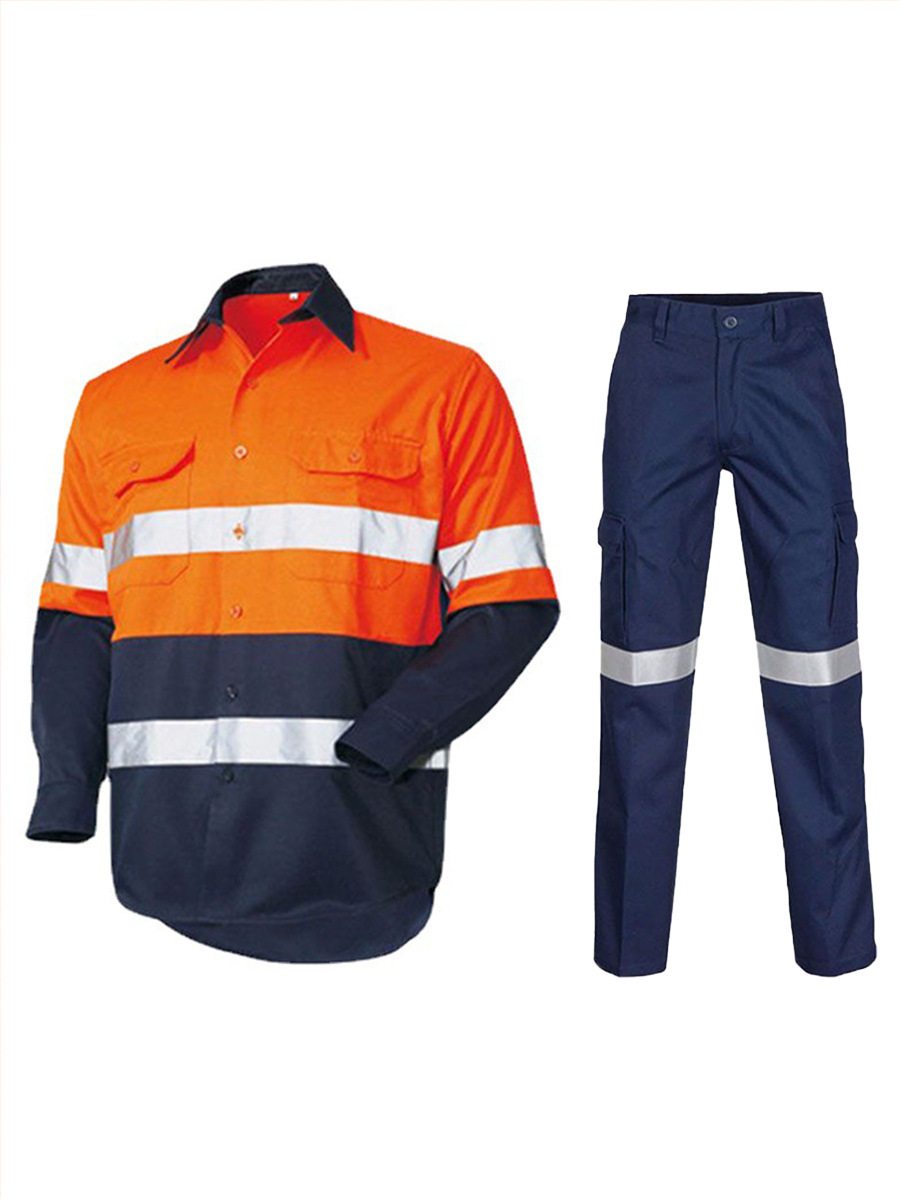 Two piece suit Orange