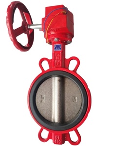 Yangın boru hattı durumunun gerçek zamanlı izlenmesi için sinyal geri bildirimi yangın kelebek vana ile mühürlü izlenen gofret bağlı EPDM - Product Image 3