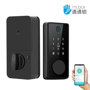 寝室のスマートロックキー/パスワード/カード/寝室のアパートのオフィスのためのAPP制御のための指紋のドアロック - Product Image 3