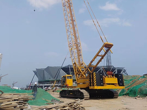 XGC100A China Top Brand Hoisting Machine 100 Ton Crawler <strong>Crane</strong> for Heavy Construction Work With Cheap Price - Product Image 6