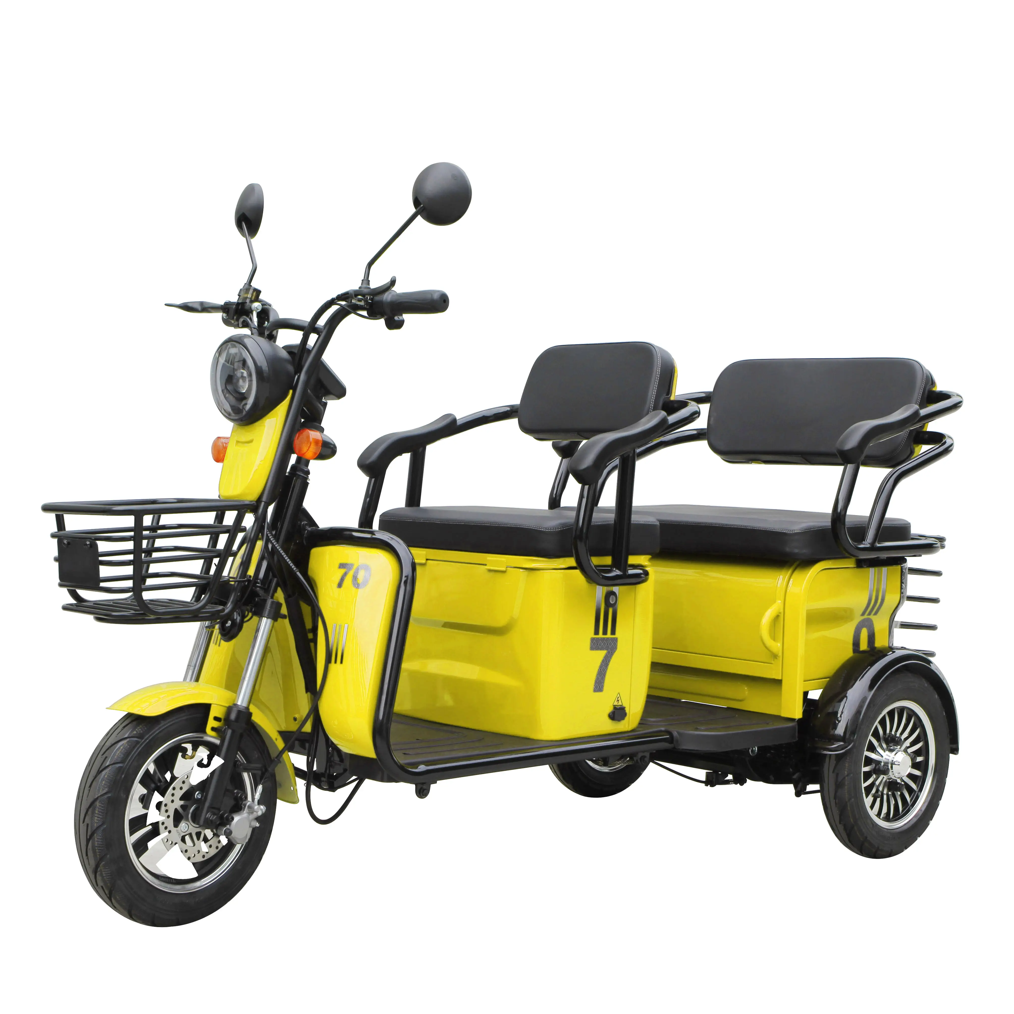 Hochwertiges indisches Indeed Cargo Bike E Trike von Chinese Factory Adult 3-Rad-Elektromotorrad-Dreirad