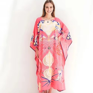 Kadın <span class=keywords><strong>Plus</strong></span>-Size Kaftan dijital baskılı uzun dış ticaret en iyi SellerPrinted uzun Kaftan gündelik giyim akşam Styling Kaftan