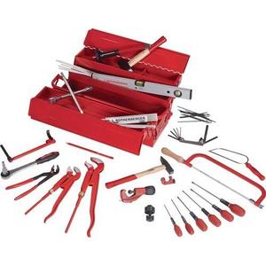 Zangenset 1-1 1/2 10 Zoll ROTHENBERGER ev araç seti el aletleri elektrik uygulamaları için kazma durumda paketlenmiş çanta - Product Image 1