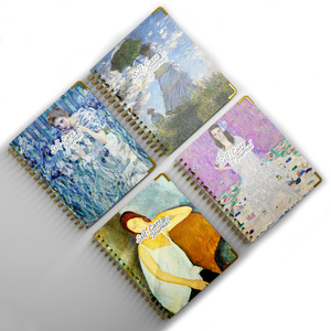 Cubierta de juego de cómic, bobina de cuaderno, cuaderno de hojas sueltas, LOGO personalizado, Bloc de notas de dibujo con tinta en polvo - Product Image 5