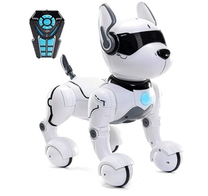 Interaktiver Smart Robo Hund für Kinder im Alter von 5-7 Jahren Programmier bare Fernbedienung Voice Touch verfügt über realistische Aktionen Tricks - Product Image 1