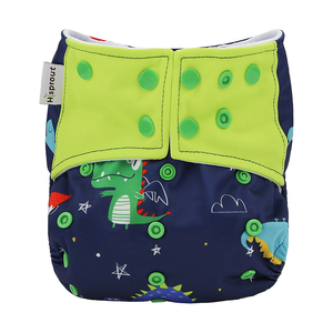 Reusable Baby <strong>Cloth</strong> Diaper Wholesale All in One in Bulk Printing Washable Polyester PUL <strong>Aio</strong> Baby Night <strong>Cloth</strong> Nappy Reusable - Product Image 4