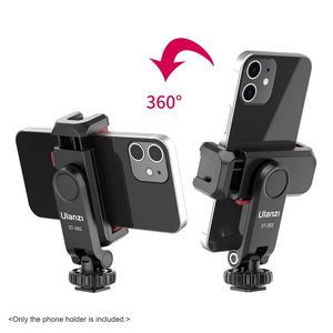 Ulanzi ST-06S telefon tutucu kelepçe telefon tripodu montaj 360 ile dönebilen soğuk ayakkabı dağı akıllı telefon için Vlog Selfie canlı akış - Product Image 1