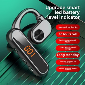 V39 kablosuz Bluetooth spor kulaklık için LED & JL uzun ömürlü kemik iletim kulak kancası çağrı fonksiyonu - Product Image 6