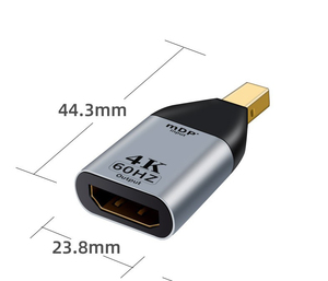 <strong>HDMI</strong> Female to Mini DP Male Converter Adapter 4K 30Hz Sync Data Transmission for Computer - Product Image 4