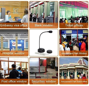 High Quality <strong>Dual</strong> <strong>Way</strong> <strong>Intercom</strong> Window Glass <strong>Counter</strong> <strong>Intercom</strong> Speaker <strong>for</strong> Bank Ticket Office - Product Image 2