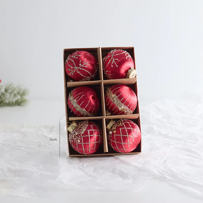 Red 526-1 (8cm silk thread 6 pieces)