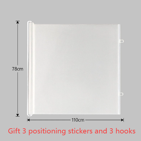 Cat baffle small white