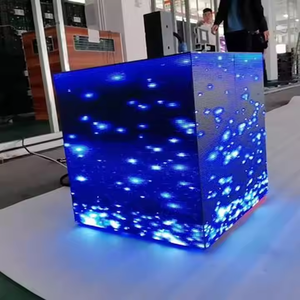 酒吧餐厅广告5面发光二极管显示屏立方体 - Product Image 1
