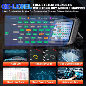 XT90 con mappa topologica OBD2 Scanner codifica ECU programmazione chiave 42 + servizi aggiornamento gratuito strumento diagnostico sistema completo