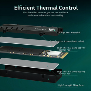 500GB 1TB 2TB M2 M.2 2280 NVMe 1.4 PCIe 4.0 Gen 4x4ฮีทซิงค์ interno SSD ฮาร์ดไดรฟ์แบบ Solid State สำหรับ PS5 PlayStation 5 - Product Image 6