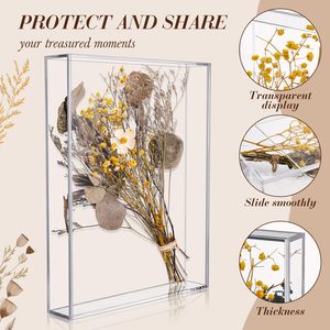 Tùy chỉnh hiện đại Tabletop Acrylic hiển thị trường hợp Acrylic Bóng hộp khung cho thủ công mỹ nghệ nghệ thuật làm việc hoa - Product Image 3