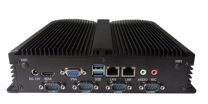 2 Ethernet 6 USB 2 COM DDR4 Industrial <strong>Embedded</strong> Desktop PC with Intel N100 Dual NIC Linux Windows <strong>Compact</strong> Mini Design AU Plug - Product Image 3