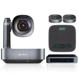 4K аудио и видео конференц-комплекты 12X зум HDM1 беспроводная камера BT Speakerphone 2 Mics расширения все в одной группе - Product Image 1