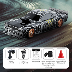 Elektrikli RC uzaktan kumanda Mini araba şarj tam ölçekli dört tekerlekten çekiş çocuk sürüklenme oyun için - Product Image 5