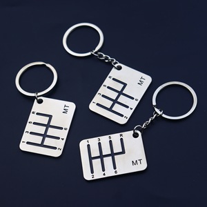 พวงกุญแจรถโมเดลกล่องเกียร์พวงกุญแจหกสปีดเกียร์ธรรมดาพวงกุญแจโลหะ - Product Image 3