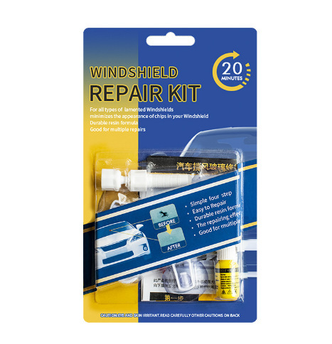 Repair bull's eye + short crack