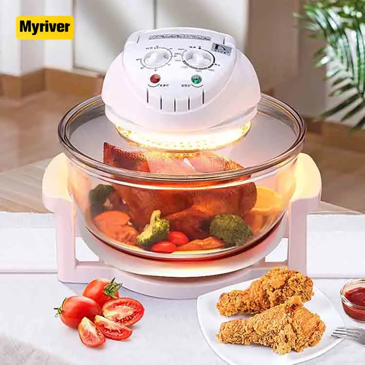 Myriver-encimera eléctrica portátil, horno Turbo de convección halógena de aire sin aceite