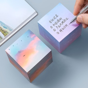 Custom Logo Printing Sticky Note <strong>Memo</strong> Pad Paper <strong>Block</strong> Paper Cube <strong>Notepad</strong> Hot Sale
