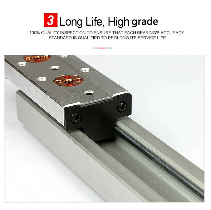Dual-axis 28mm Linear Rail SGR10E High Speed with Guider Locking Slider SGB10