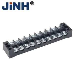 Bloque de terminales JINH TB2510 TB-2510 25A Bloques de terminales resistentes a las llamas de 10 bits y pernos y bloque de terminales fijo de cableado - Product Image 3
