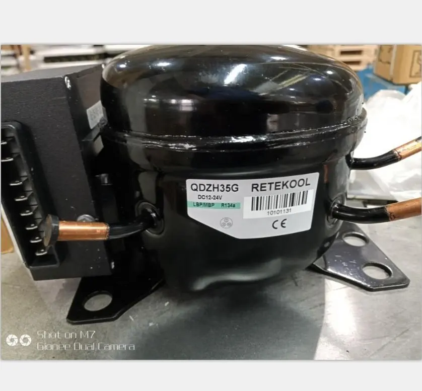 Compressor de refrigerador, qdzh35g 12v/24v dc