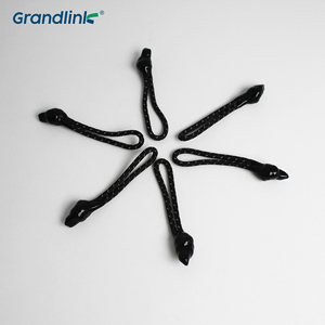 Çok şartname plastik ipuçları biter Polyester pamuk halat özel renk silikon kauçuk fermuar ucu renkli - Product Image 3