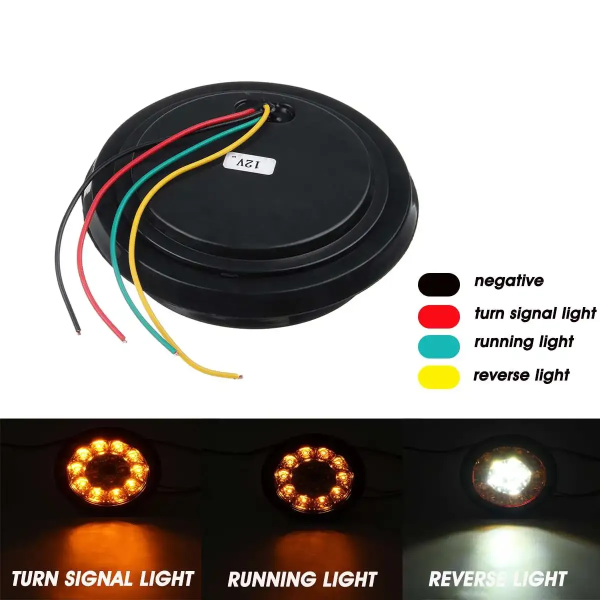 12V-2X สีขาว สีเหลือง