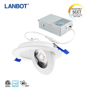 <span class=keywords><strong>360D</strong></span> xoay LED có thể điều chỉnh SMD LED tại chỗ xuống ánh sáng đèn sân khấu xoay Gimbal Led Downlight - Product Image 5