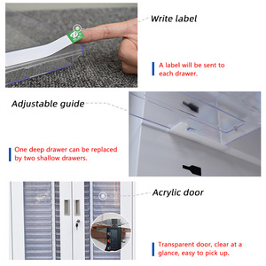 多功能家居办公铁小抽屉文件柜书桌抽屉柜桌面橱柜 - Product Image 5