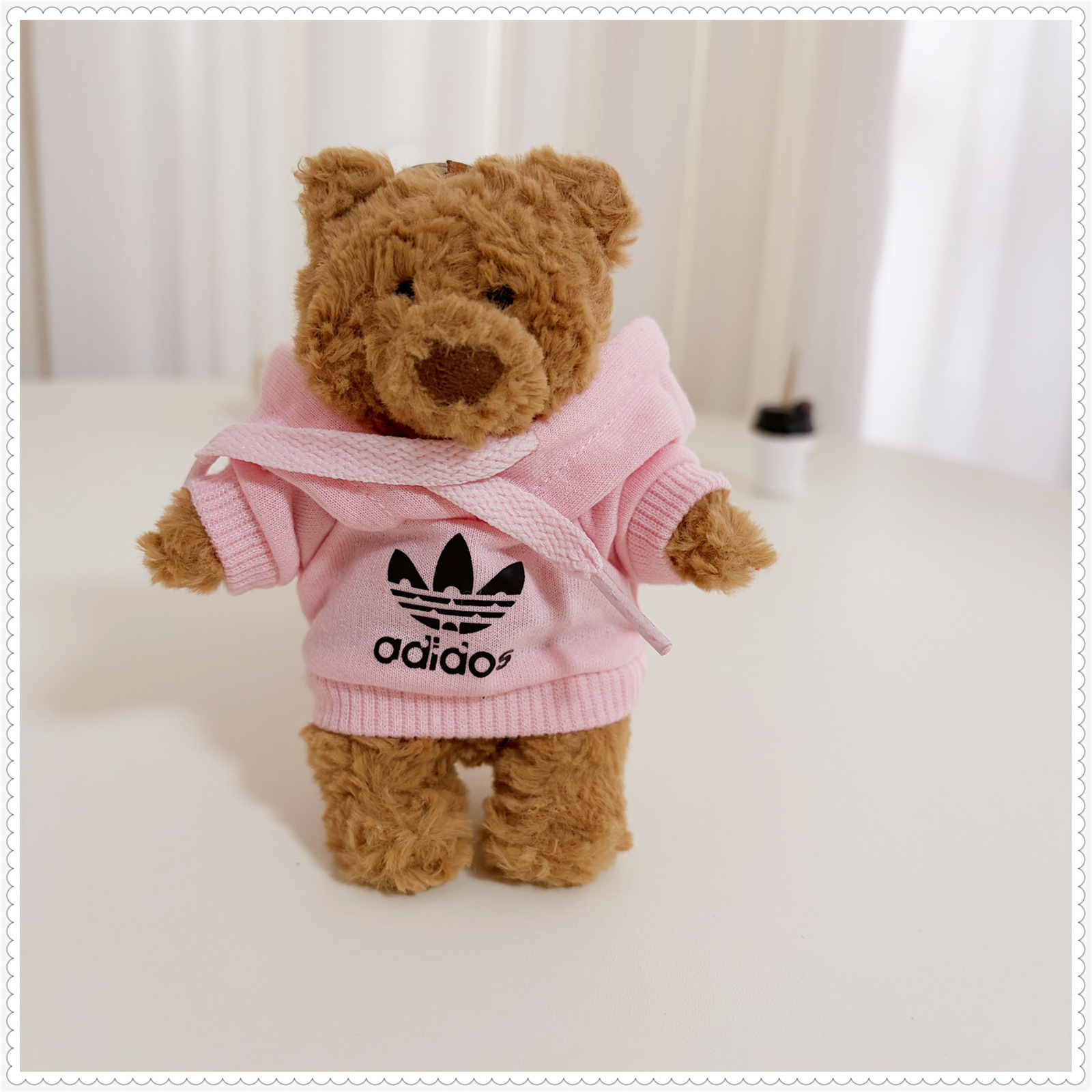 Felpa Eddie rosa 10 cm - Taglia unica