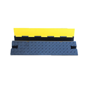 Kauçuk kablo koruyucu kapak 1 kanal kablo rampa koruyucu hız yumru - Product Image 1